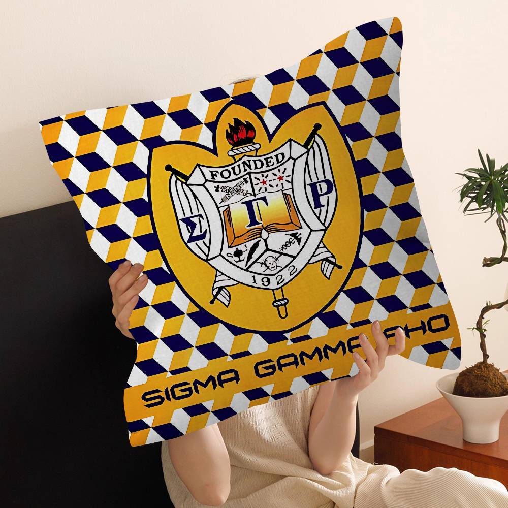 Sigma Gamma Rho Pillow Gift Home Office Decoration Bedroom Sofa Car Cushion Cover Case 45X45