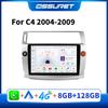 Ossuret Интеллектуальное Авторадио Android для Citroen C4 C Triomphe C Quatre 2004-2009 Carplay Автомагнитола Мультимедийный Видеоплеер GPS 2din 7862 Аудио