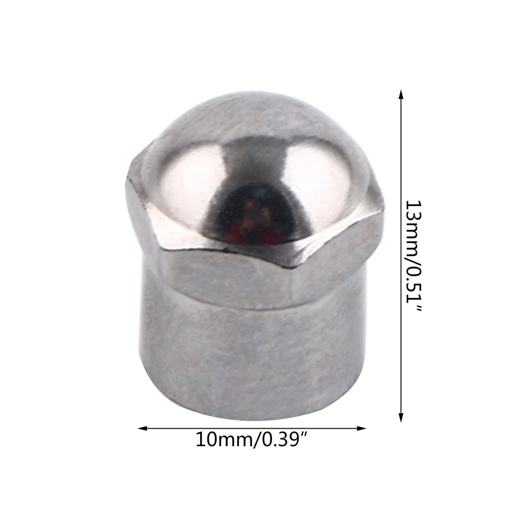 20/50 шт. автомобильных вентилей для шин с круглой головкой, хромированным покрытием, пылезащитными колпачками, клапаны для укладки шин автомобилей, мотоциклов, велосипедов