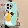 Мягкий чехол для телефона для iPhone 12 13 15 Plus XR 17 Air 8 11 14 16 Pro Max Мультяшная собака Утка