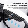 NTSM5 2PCS Car Rearview Carbon Fiber Mirror Rain Eyebrow Covers For BMW M E87 E30 E46 E28 E39 F18 F35 G03 F10 E93 F20