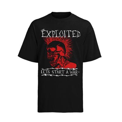 Ретро THE EXPLOITED Группа 70-е 80-е 90-е Концерт Мужская Футболка
