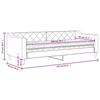 VidaXL Daybed with Mattress Dark Grey 80x200 Cm Fabric 3197404