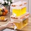 Пластиковый чайник, пищевой холодильник с краном, 3,5 л-6 л, ведро для холодной воды, ведро для холодного сока, большая емкость, ведро для холодной воды