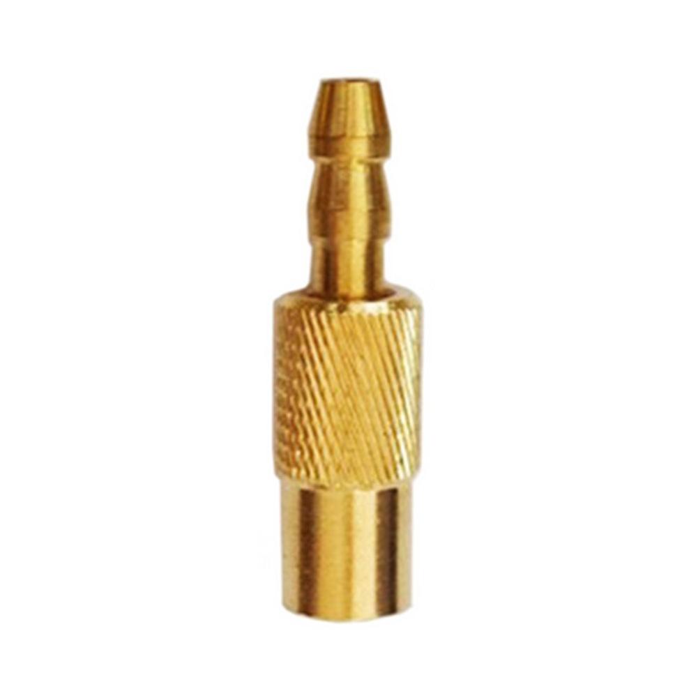 1/2Pcs Brass Inflatable Air Pump Chuck Clip for Car Truck Tire Inflator Valve Connector Clamp Joint Adapter Tail Insert Valve Stems 1