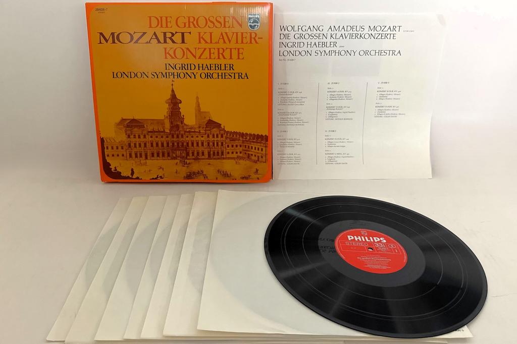 LP Record INGRID HAEBLER LONDON SYMPHONY ORC Mozart Die Grossen Klavierkonzerte 296087 PHILIPS Germany Classical Used