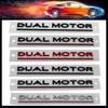 3D Premium ABS DUAL MOTOR Underlined Letters for Car Styling High Performance Car Fender Trunk Rear Bonnet Decal Emblem Badge Sticker