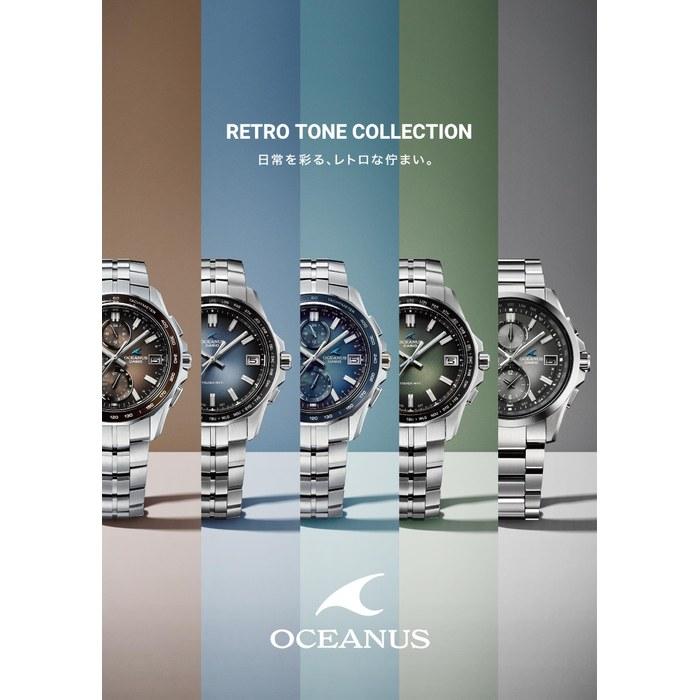 [Casio] Oceanus Manta Retro Tone OCW-S400RA-2AJF Мужские часы - Синие
