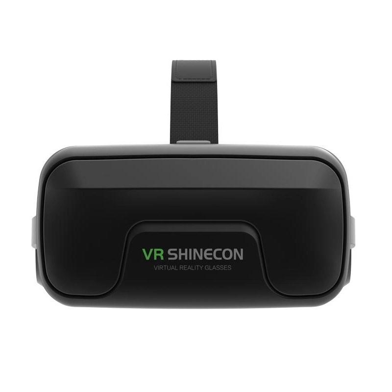 Очки VR виртуальной реальности для смартфонов 4.5-7.2 дюймов Shinecon SC-G04DEA с наушниками Черный