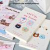 Cute Animal A6 Blank Notebook High Value Thickened Girl Heart Student DIY Flip Hand Ledger Durable