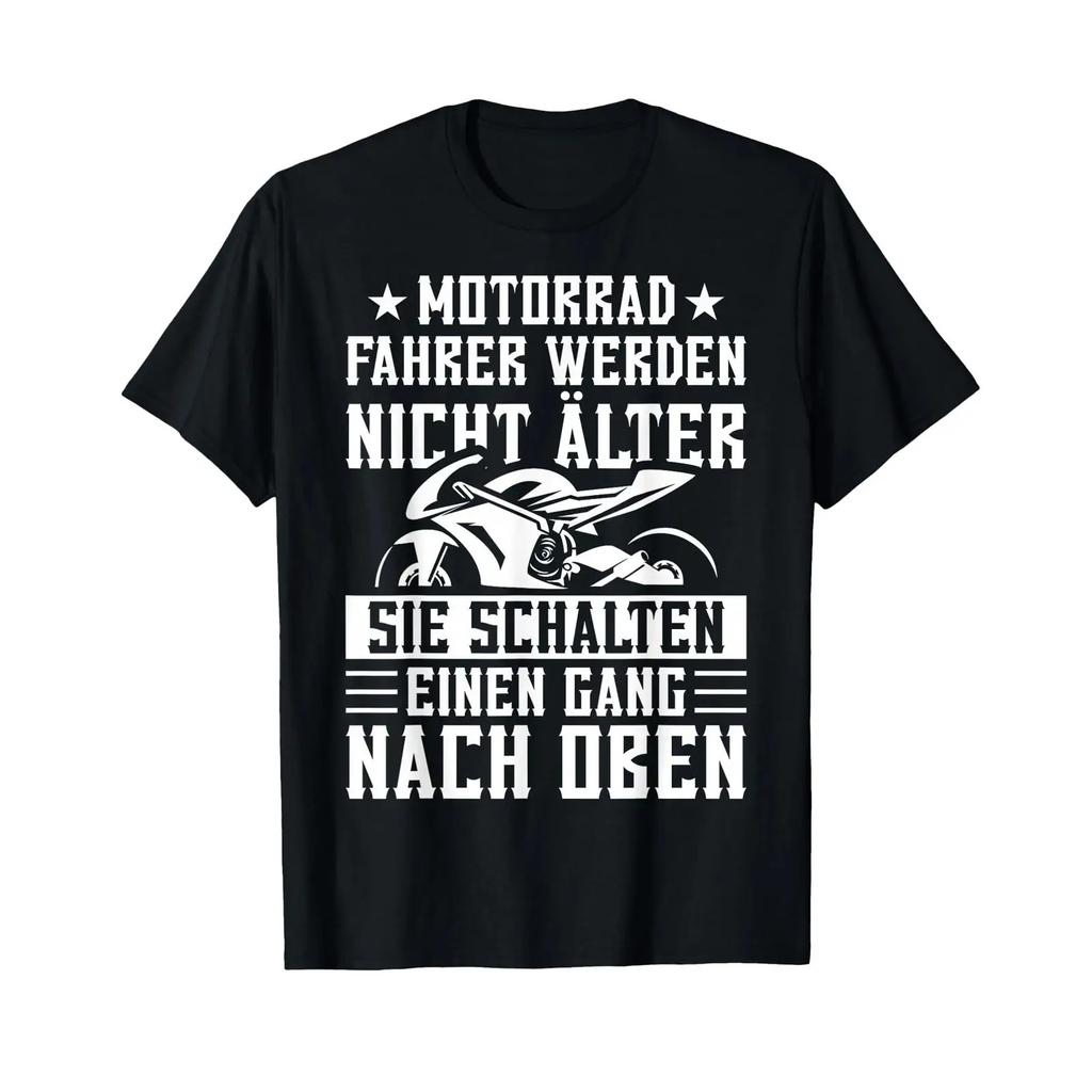 Unisexs Motorcyclist Funny Biker Motorcycle T Shirt Black Vintage Streetwear Designer Clothes Graphic
