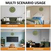 Silent Wall Clock Round Hanging Watch Living Room Decoration Quartz Wall Clock  Hotel