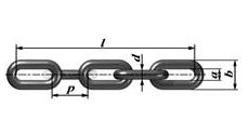 Medium Technical Chain 14*50Mm Class.5 Din 5684 - 5 Kg - Lan 14 Sr
