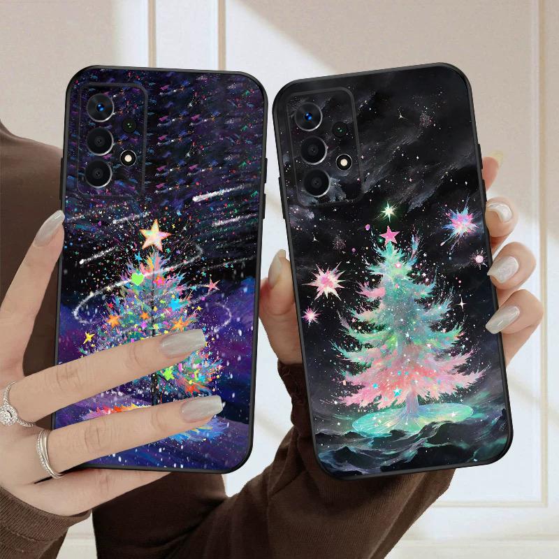 Лучший для Рождественской звезды Для Samsung A03 Core A04 06 12 14 15 16 22 23 Galaxy 25 26 4G 34 35 52 53 56 71 73 90 5G мягкий чехол для телефона
