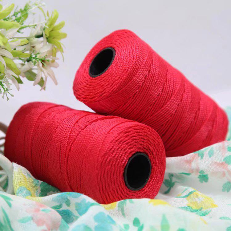 Ice Hemp Yarn: 3-Strand Hand-Woven Crochet DIY Kit