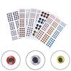 183Pcs Fish Eye 0.39" 3D 4D 5D Holographic Lure Fish Eyes Fly Tying Jigs Crafts