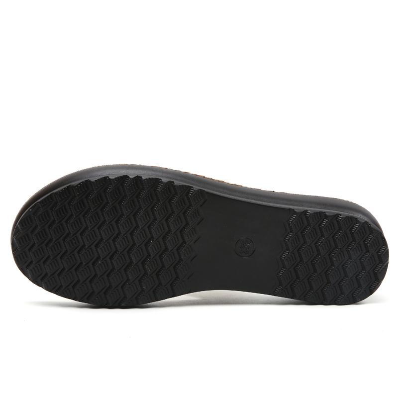 Летние женские сандалии, кожаные однотонные домашние сандалии для дома, сандалии для женщин