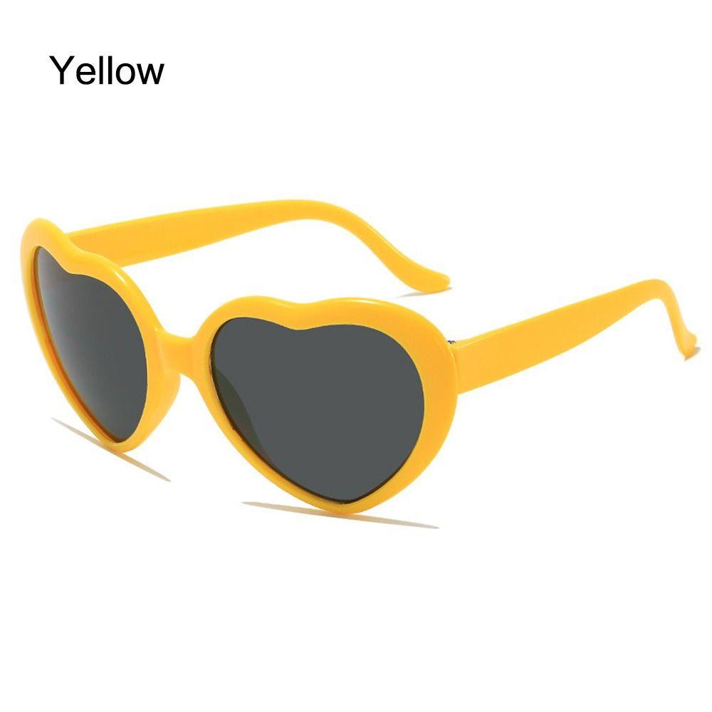 UV400 Protection Heart-Shaped Sunglasses Cosplay Beach Shades Cute Women's Accessories for Women