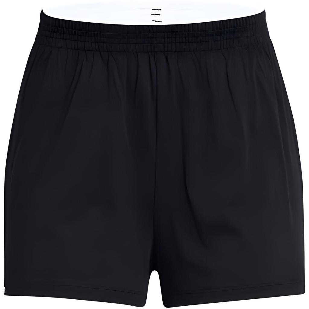 Under Armour Campus Training Loose Fit Mid Rise Solid Comfortable Sports Shorts Women Shorts Black 1384205-001
