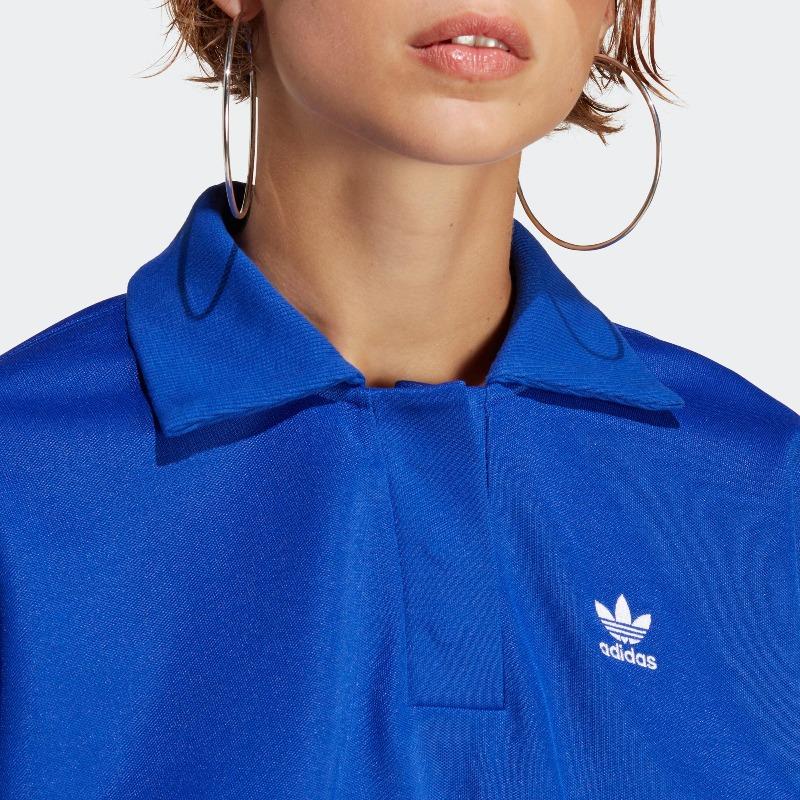 adidas Originals SS23 Рубашка-поло Always Original Series Женские топы Ярко-синие IC5587