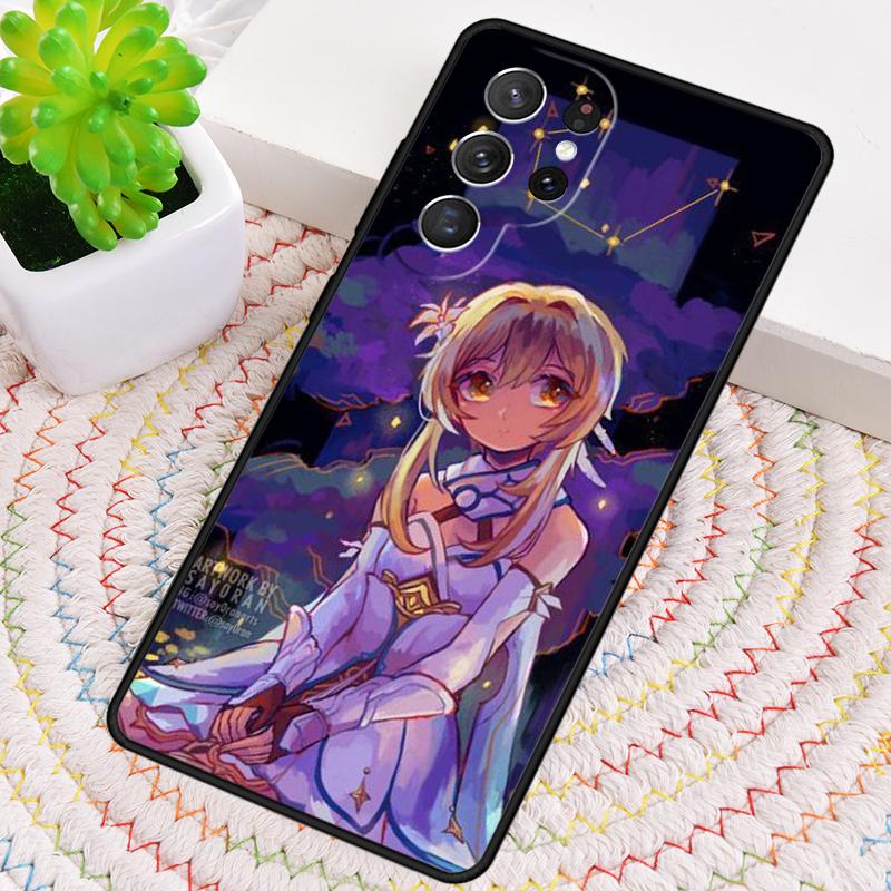 Мягкий силиконовый чехол для телефона Genshin Impact для Samsung Galaxy note 10 pro S26 S25 S24 S23 S22 S21 Plus S25Ultra Capa Cover