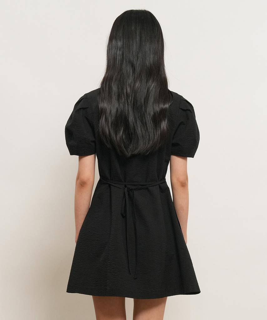 General Idea Voluminous Mini Dress [Black] / Gf2Lop511
