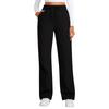 Women's Casual Fashion Elastic High Waist Drawstring Loose Straight Leg Trousers