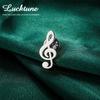 Lucktune Музыкальные ноты Лацканные значки Броши для мужчин женщин Значки на воротник костюма Металлические значки Броши Модная бижутерия 2025 Оптом