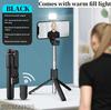 44-дюймовый беспроводной штатив-селфи-палка с Bluetooth-пультом, портативная складная подставка для смартфона для съемки и записи видеоблогов