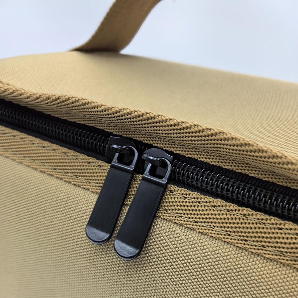 Butane Fuel Canister Cover Anti-Collision Gas Tank Protective Bag with Handle Portable Gas Tank Storage Bag for Outdoor Camping