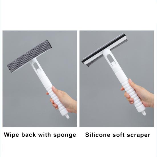 Ракель для оконного стекла с распылителем воды, нескользящая ручка, подвесное хранилище, многофункциональное чистящее средство 3-в-1