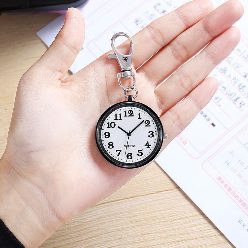 Портативные кварцевые карманные часы для студентов, медсестер, брелоки, часы с батарейками и винтажные часы для врачей