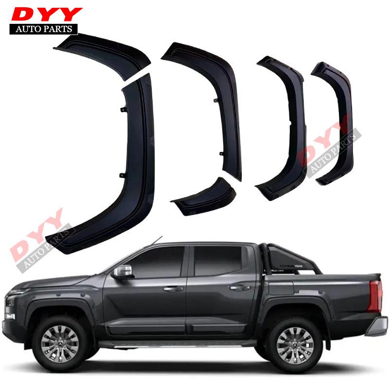 Mitsubishi Triton L200 2023-2024 Wide Fender Flares & Modified Mud Flaps