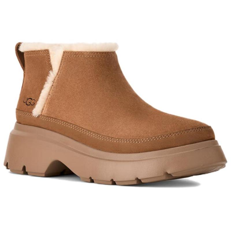 UGG Calimuze Ultra Mini Slip On Snow Boots Women's Chestnut Sneakers 1174495-CHE
