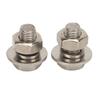 193 x 345mm Car Battery Tray Stainless Steel Battery Mounting Tray  Battery Securing