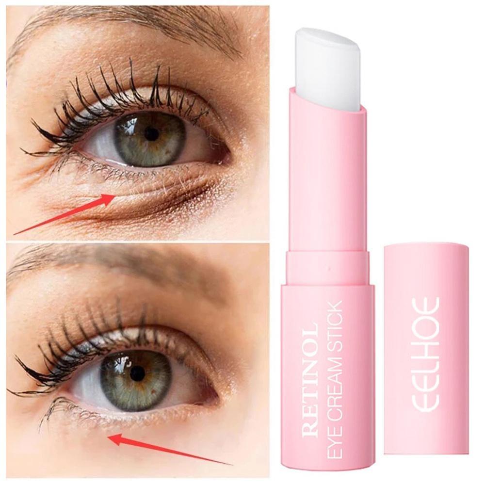 Retinol Anti-aging Eye Cream Stick, Moisturizing and Firming Eye Skin, Improving Fine Lines, Crow's Feet and Dark Circles