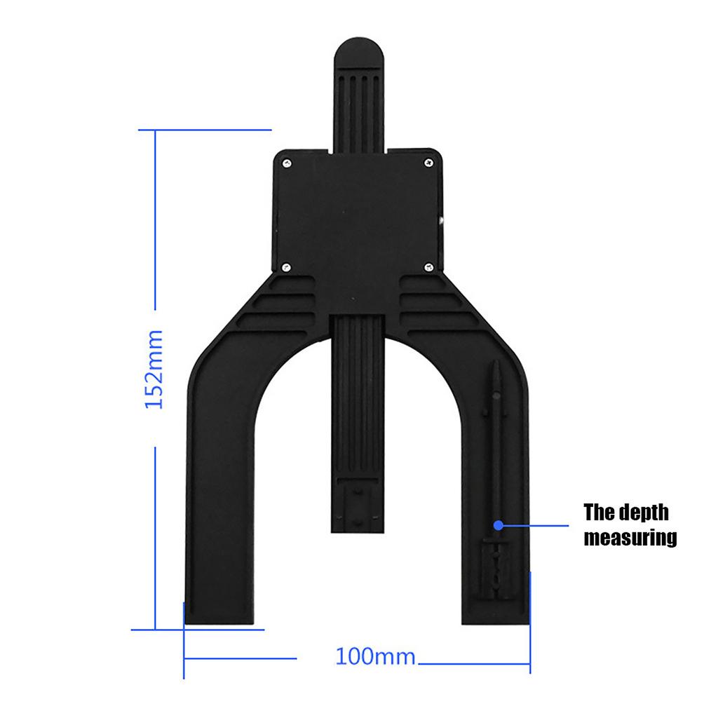 Цифровой глубиномер, деревообрабатывающий стол, измеритель высоты 0-80 мм, штангенциркуль