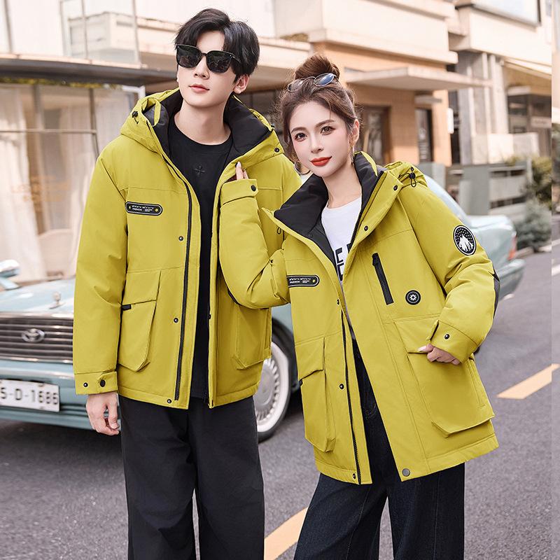 Jacket cotton-padded jacket women's short winter coat new student tooling thickened cotton-padded jacket pie to overcome
