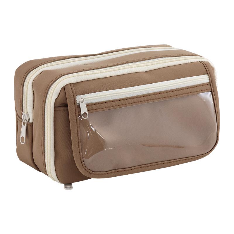 Вместительный пенал для учеников младших классов с простым корейским дизайном, идеально подходит для девочек.