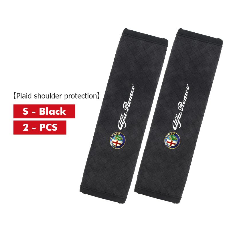 For Alfa Romeo Car Seat Belt Shoulder Protection Pad C Breathable Shoulder Case 159 Giulietta Giulia 147 Mito 156 159 166 GT