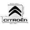 Металлический Значок Эмблема Передний Задний Автомобиля Citroen C4 C3 C5 C1 DS3 DS5 DS4, Jumper Xsara C-Elysee Picasso Sega C-quatre, Наклейка для Тюнинга
