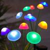 Solar Mushroom Stake Lamp Outdoor Garden Night Light Solar-powered Waterproof Automatic Light Sensor Lights for Patio Pathway