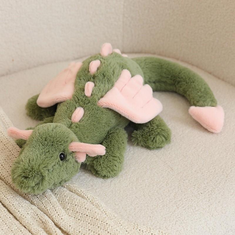 Matcha Flying Dragon Kids Plushie For Bedroom Decor Gift For Boys And Girls