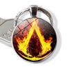 Брелок-подвеска Металлическое тисненое кольцо Assassin's Creed