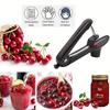 Cherry Pitter Tool: Space-Saving Lock Design, Stainless Steel, Portable & Multifunctional - Make Fresh Cherries Easily!