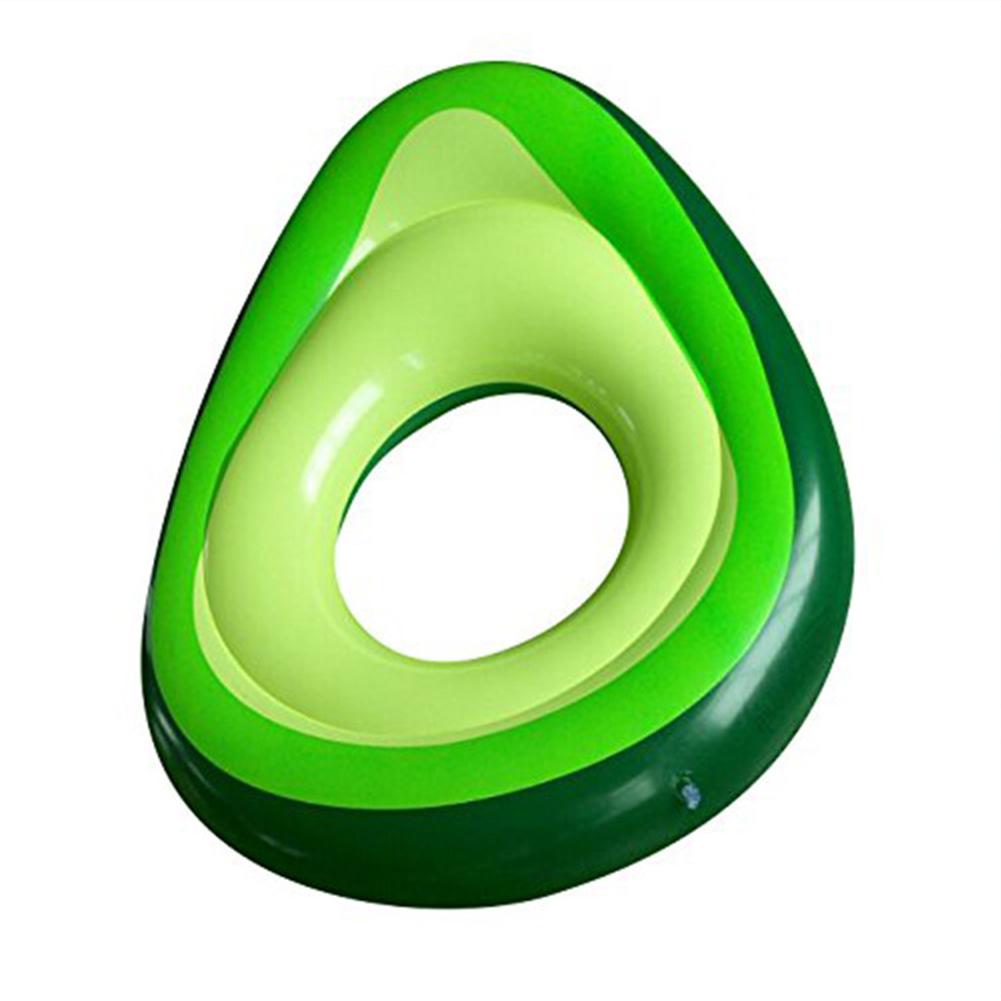 Avocado Swimming Ring With Removable Ball Pool Floats Air Mattress Pool Accessories Toys Inflatable Supplies