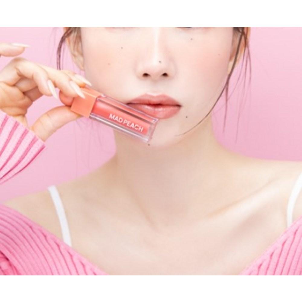 Блеск для губ Mad Peach Glow Fit Mood, оттенок 05 Water Ink Peach, 3,8 мл, 1 шт.
