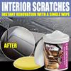 Car Polishing Wax, Plastic Parts Refurbishment/leather/seat Polishing for Delayed Oxidation and Fading, Interior Gloss Enhancer