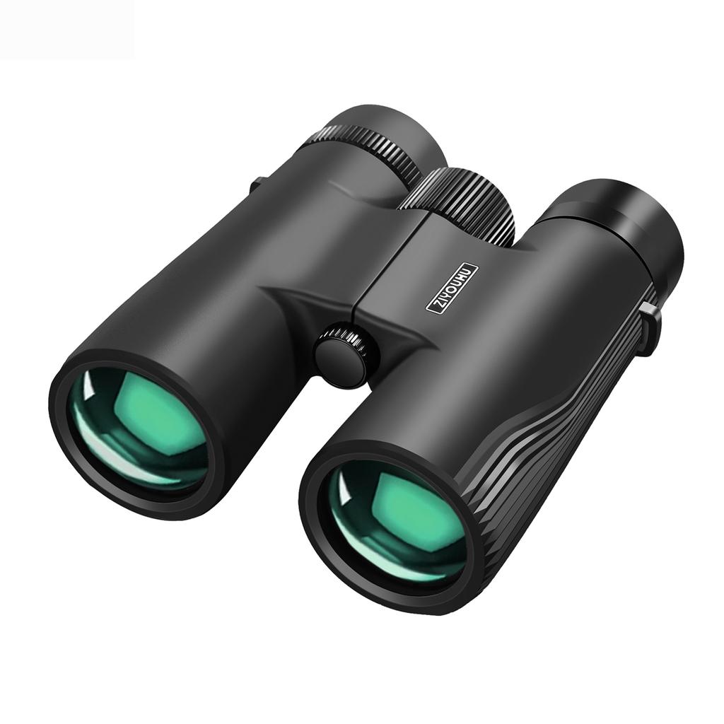 10x42 Compact Binoculars for Adults Kids with Large Eyepiece FMC Lens BAK4 Prism High Powered