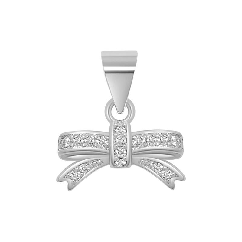 Нестандартная подвеска в виде банта на ключицу, женская, японская и корейская версия, нишевое высококачественное ожерелье-бантик